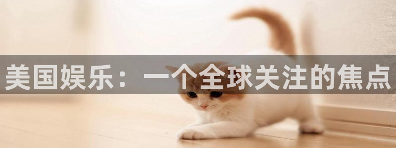 凯发k8国际：美国娱乐：一个全球关注的焦点