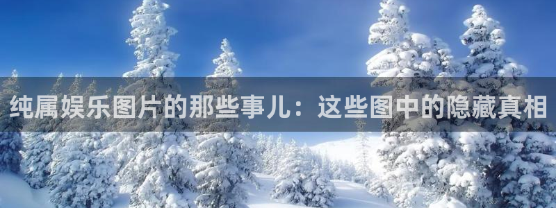 k8凯发(china)天生赢家·一触即发：纯属娱乐图片的那些事儿：这些图中的隐藏真相