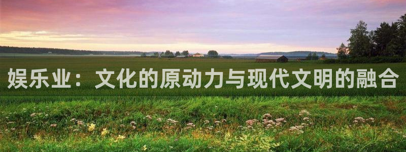 k8凯发·(中国)天生赢家·一触即发：娱乐业：文化的原动力与现代文明的融合